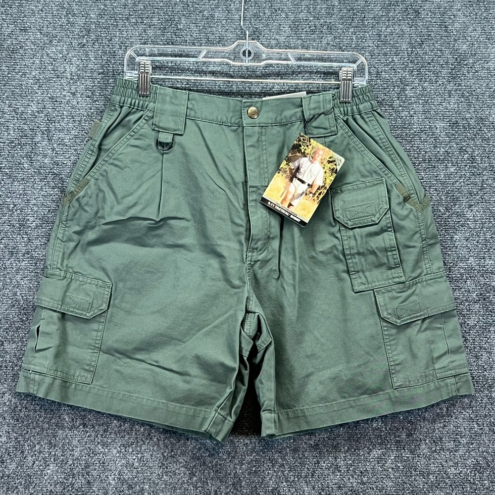 5.11 Tactical Series Women's Shorts Size 12 OD Green Cargo 100% Cotton 63060 NWT